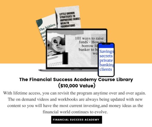 Financial Success Academy courses and benefits 1