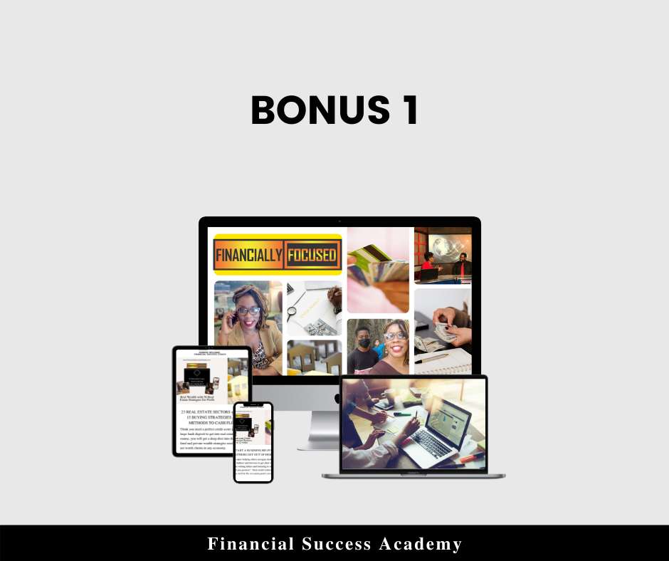 Financial Success Academy courses and benefits 3