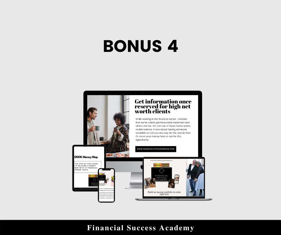 Financial Success Academy courses and benefits 8